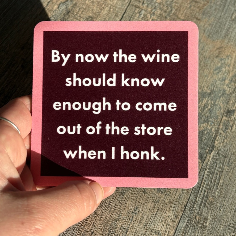 • NEW! Coaster for Wine Lovers •